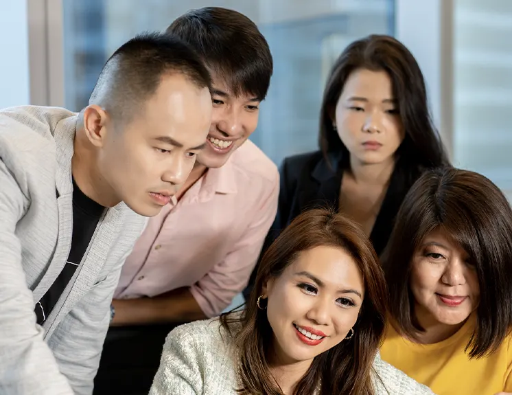 ATO Partners consultants reviewing a plan together
