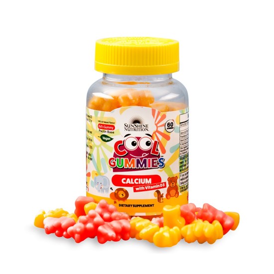 Sunshine Nutrition Cool Gummies Calcium With D3 60 s in Dubai, UAE