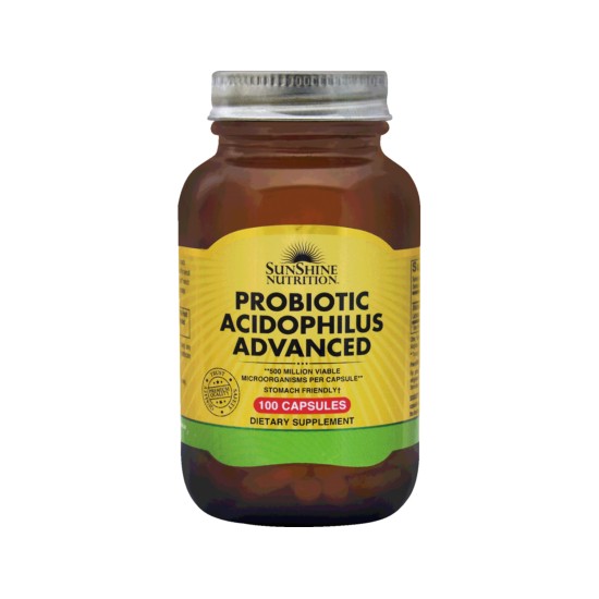 Sunshine Nutrition Probiotic Acidophilus Advanced 100 Capsules in Dubai, UAE
