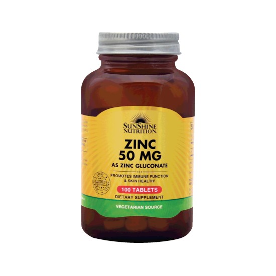 Sunshine Nutrition Zinc 50mg 100 Tablets in Dubai, UAE