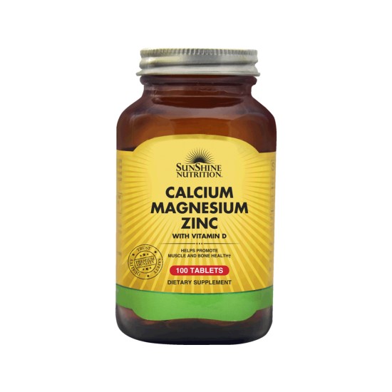 Sunshine Nutrition Calcium Magnesium Zinc With Vitamin D 100 Tablets in Dubai, UAE