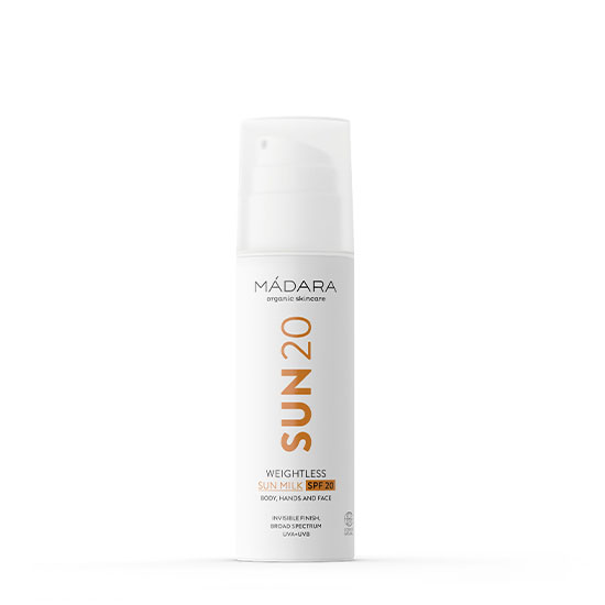 Madara Sunscreen Spf20 Weightless Milk 150ml in Dubai, UAE