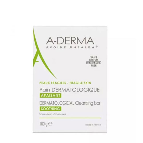 A-derma Fragile Skin Dermatological Cleansing Bar 100g in Dubai, UAE