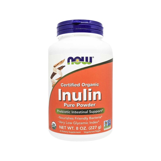 Now Foods Organic Inulin Prebiotic Pure Powder 227gm in Dubai, UAE