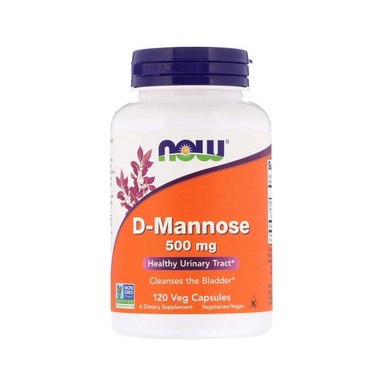 NOW Foods D-Mannose 500 mg 120 Veg Capsules in Dubai, UAE