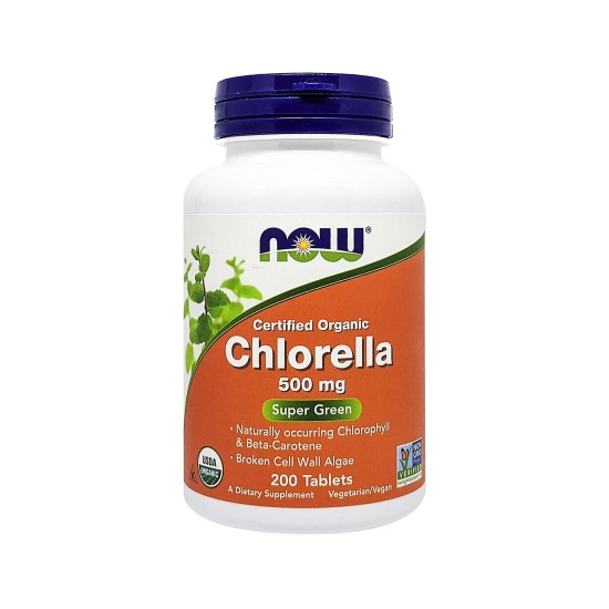 Now Foods Organic Chlorella 500mg Tablets 200s in Dubai, UAE