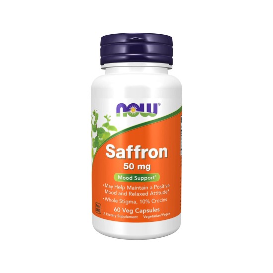 Now Foods Saffron 50 mg Mood Support 60 Veg Capsules in Dubai, UAE