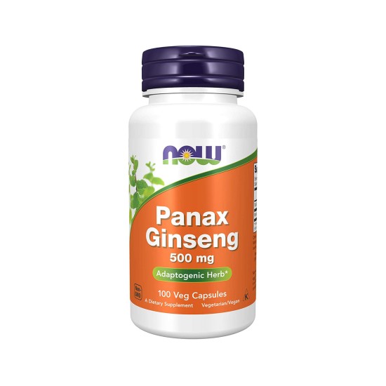 Now Foods Panax Ginseng 500 mg 100 Veg Capsules in Dubai, UAE