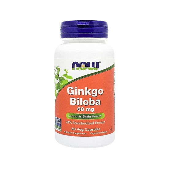 Now Foods Ginkgo Biloba 60 Mg 60 Veg Capsules in Dubai, UAE