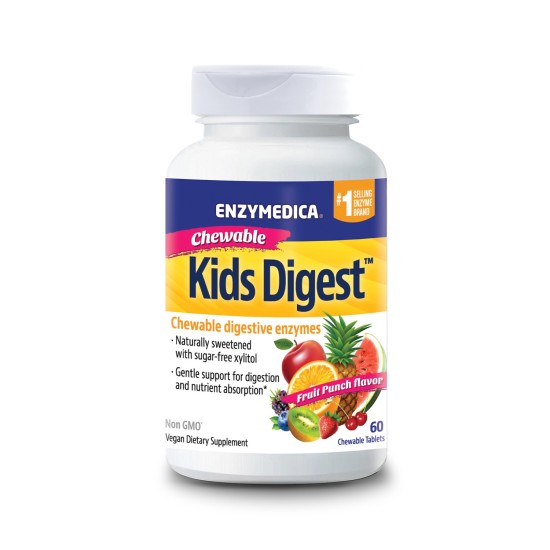 Enzymedica Kids Digest 60 Chewable Tablets in Dubai, UAE