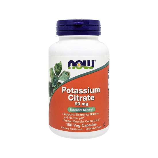 Now Foods Potassium Citrate 99mg 180 Veg Capsules in Dubai, UAE