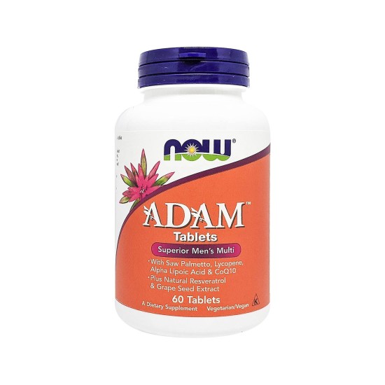 Now Foods Adam Men's Multiple Vitamin 60 Tablets in Dubai, UAE