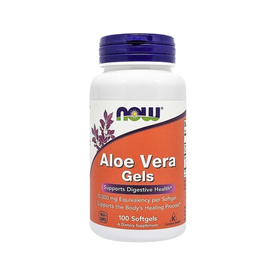 Now Foods Aloe Vera gels 10,000 mg 100 Softgels in Dubai, UAE