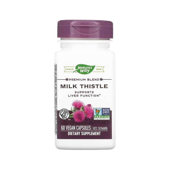 Natures Way Milk Thistle 60 Vegan Capsules in Dubai, UAE