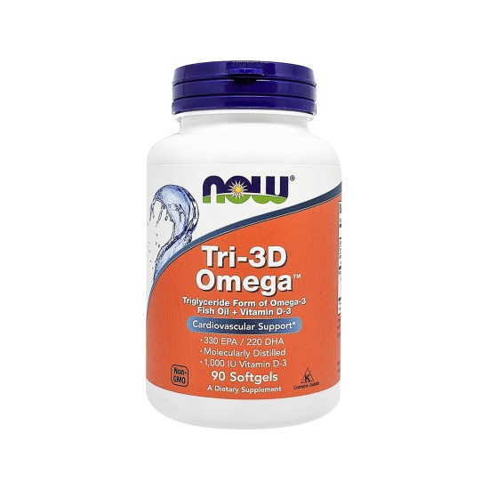 Now Foods Tri-3D Omega 90 Softgels in Dubai, UAE