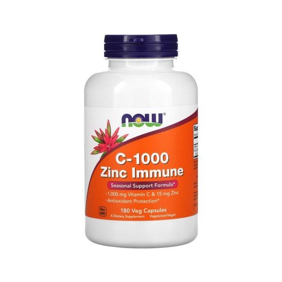 Now Foods Vitamin C-1000 Zinc Immune 180 Veg Capsules in Dubai, UAE