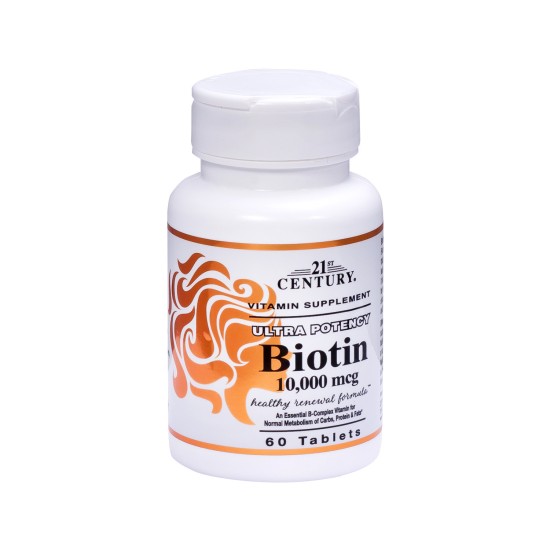 21st Century Biotin 10,000mcg 60 Tablets in Dubai, UAE