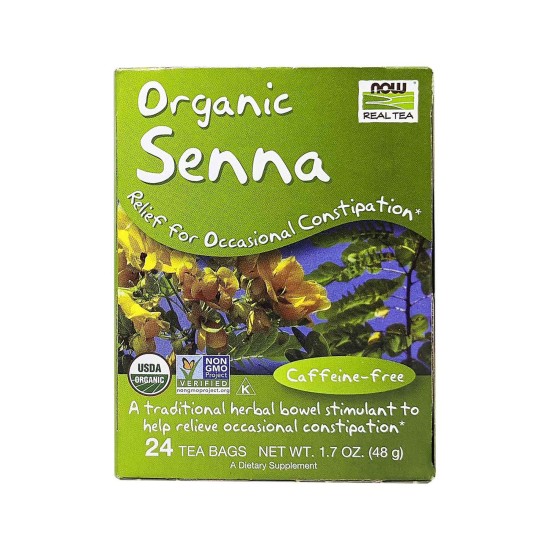 Now Foods Senna Tea, Organic 24 Tea Bags in Dubai, UAE