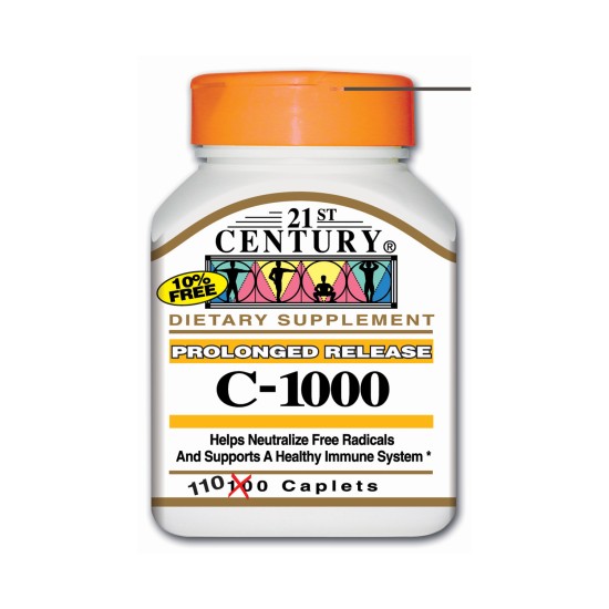 21st Century C 1000mg Prolonged Release 110 Caplets in Dubai, UAE