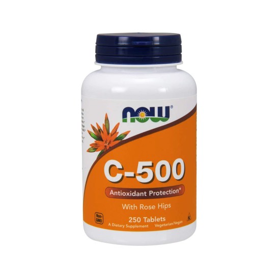 Now Foods Vitamin C-500 Antioxidant Protection 250 Tablets in Dubai, UAE