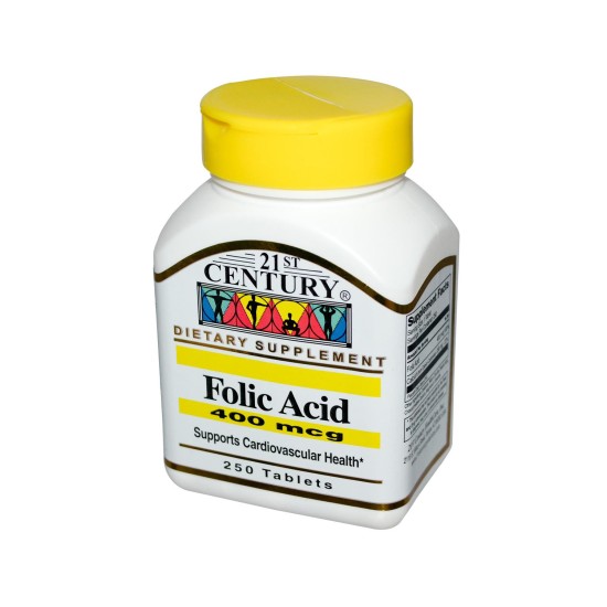 21st Century Folic Acid 400mcg 250 Tablets in Dubai, UAE