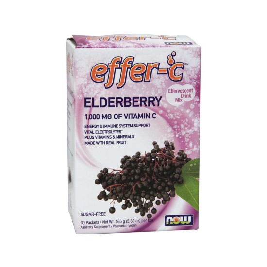 Now Foods Effer-C Elderberry Packet 30 Packets in Dubai, UAE