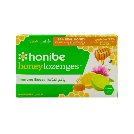 Honibe Honey Lozenges Immune Boost 10 Lozenges Pastilles in Dubai, UAE