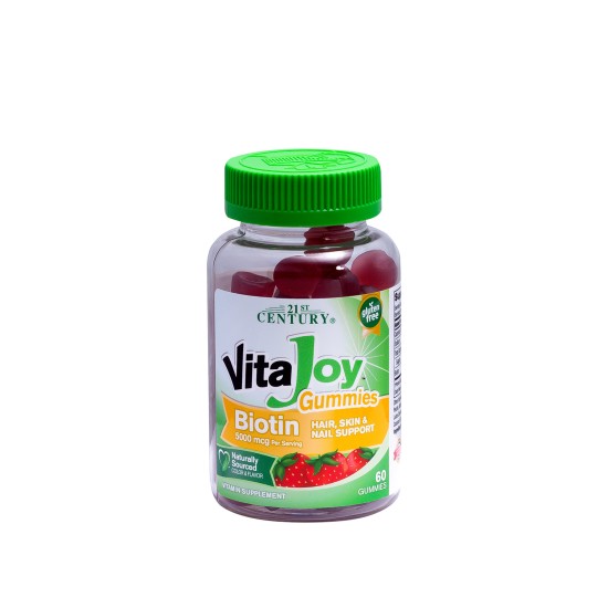 21st Century Vitajoy Gummies Biotin 5000mcg 60 Gummies in Dubai, UAE