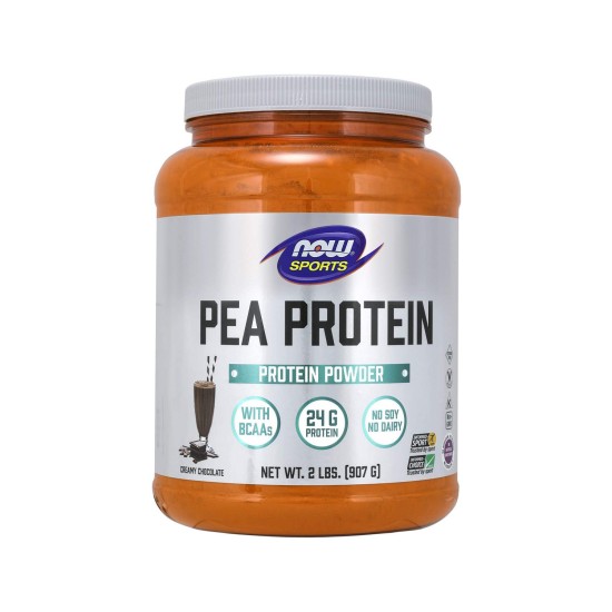 Now Sports, Sports, Pea Protein, Creamy Chocolate Powder 2 Lbs. in Dubai, UAE