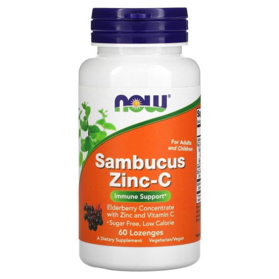 Now Foods Sambucus Zinc-C 60 Lozenges in Dubai, UAE