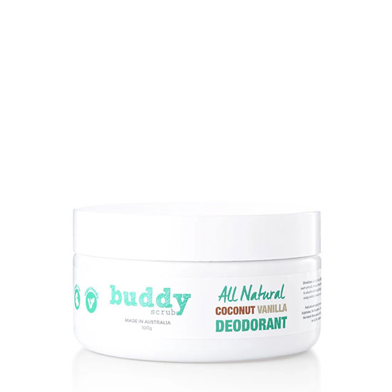 Buddy Scrub Coconut & Vanilla Deodorant Full Size 100g in Dubai, UAE