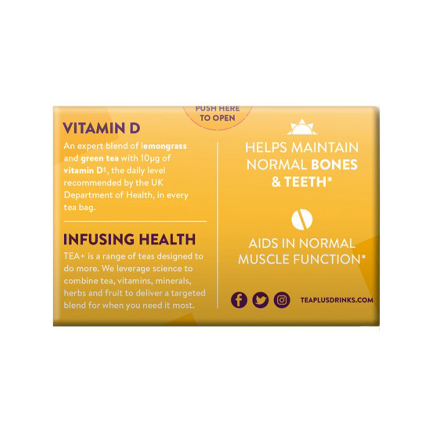 Vitabiotics TEA Vitamin D Green Herbal Tea, 14 Day Supply Aesthetic