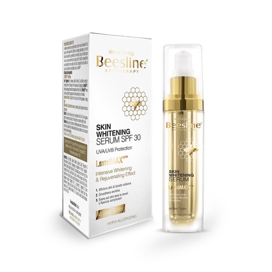 Beesline Skin whitening facial serum Spf30 30ml in Dubai, UAE