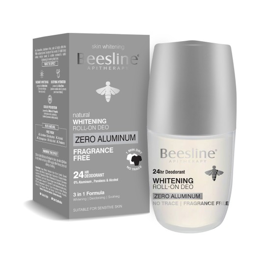 Beesline Whitening Roll-On Zero Aluminum Fragrance-free 50ml in Dubai, UAE