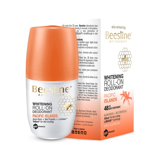 Beesline Whitening Roll-On Deodorant - Pacific Islands 50ml in Dubai, UAE