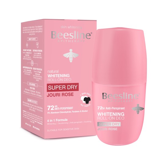 Beesline Whitening Roll-On Super Dry Jouri Rose 50ml in Dubai, UAE