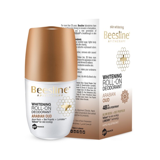 Beesline Whitening Roll-On Deodorant - Arabian Oud 50ml in Dubai, UAE