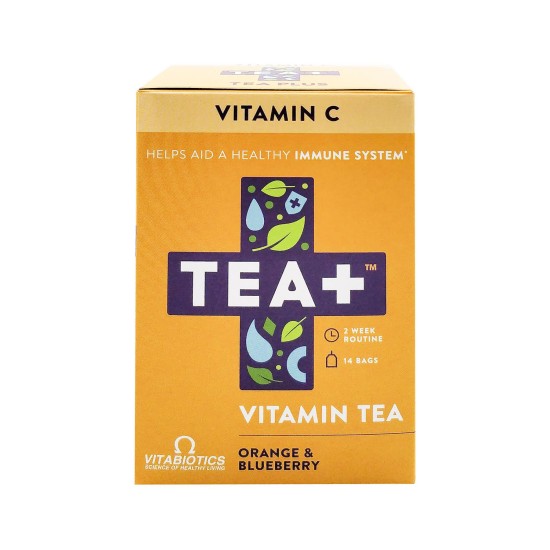 Vitabiotics TEA Defense Vitamin C Herbal Tea, 14 Day Supply in Dubai, UAE
