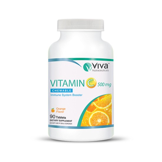 Viva Chewable Vitamin C 500 Mg Tablet 90S in Dubai, UAE