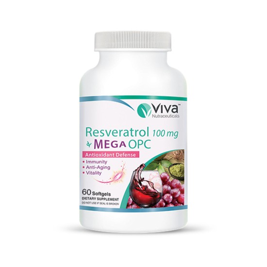 Viva Resveratrol 100 Mg And Mega Opc 60 Softgels in Dubai, UAE