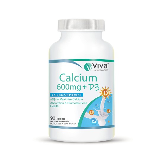 Viva Calcium 600 Vitamin D3 200 Iu Tab 90 S in Dubai, UAE