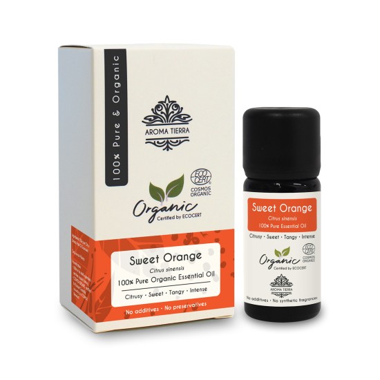 Aroma Tierra Organic Sweet Orange Essential Oil 10ml in Dubai, UAE