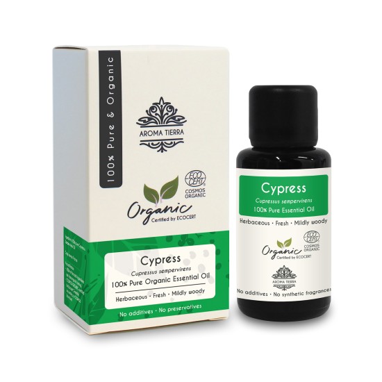 Aroma Tierra Organic Cypress Essential Oil 30ml in Dubai, UAE