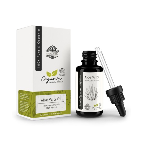 Aroma Tierra Aloe Vera Oil (Certified Organic) 30ml in Dubai, UAE