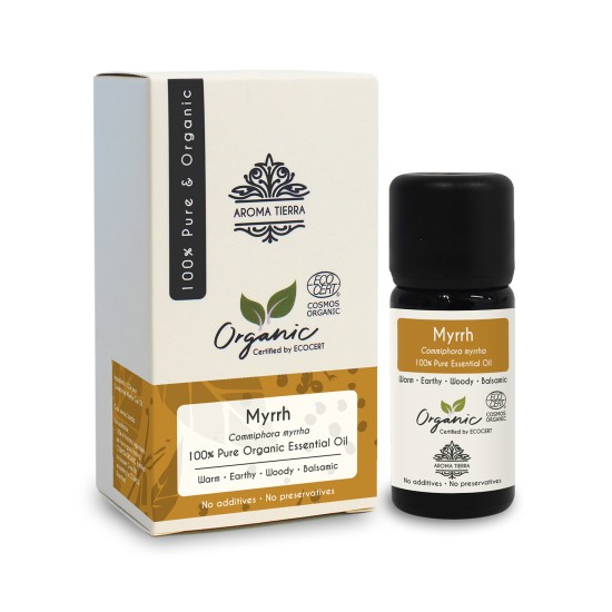 Aroma Tierra Organic Myrrh Essential Oil (Somalia) 10ml in Dubai, UAE