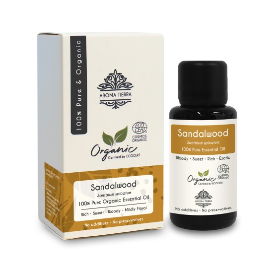 Aroma Tierra Organic Sandalwood Essential Oil 30ml in Dubai, UAE