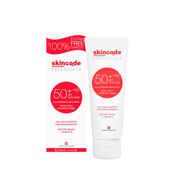 Skincode Sunscreen Face Lotion Spf50+ Limited Edition 100ml