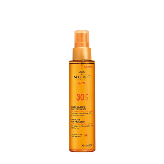 Nuxe Sun Tanning Oil Spf30 Face and Body 150ml in Dubai, UAE