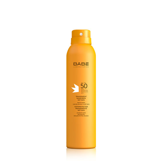 Babe Transparent Sunscreen Spf50 Wet Skin 200ml in Dubai, UAE