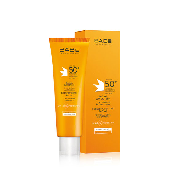 Babe Facial Sunscreen Spf50 Light Texture 50ml in Dubai, UAE